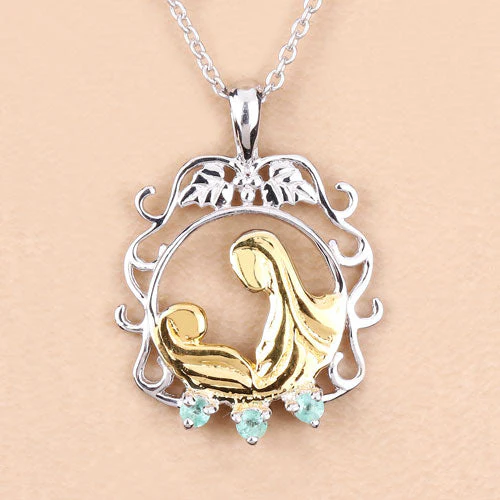 0.09 Carat Genuine Emerald .925 Sterling Silver Pendant - Image 11