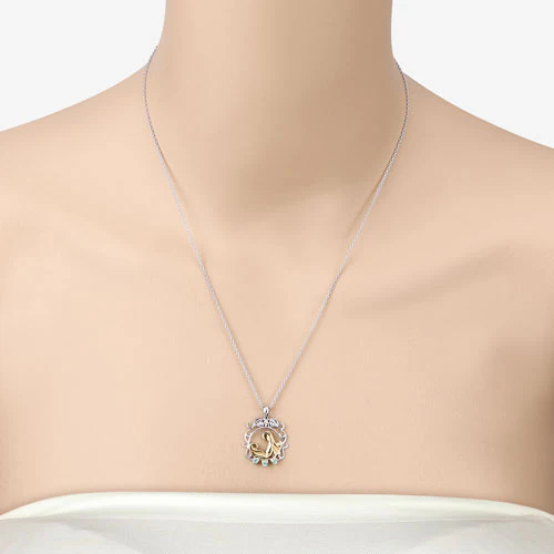 0.09 Carat Genuine Emerald .925 Sterling Silver Pendant - Image 12