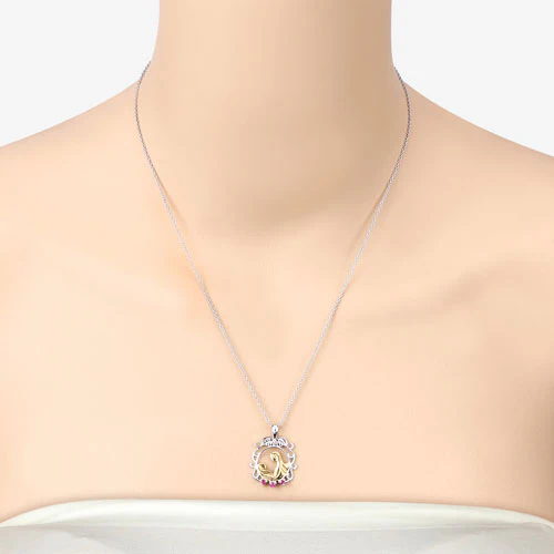 0.14 Carat Genuine Ruby .925 Sterling Silver Pendant - Image 12