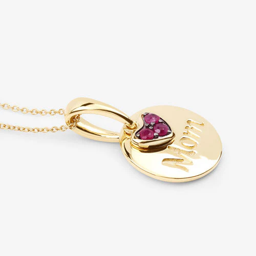 0.20 Carat Genuine Ruby .925 Sterling Silver Pendant - Image 10