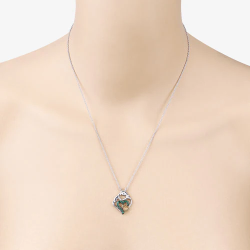 0.24 Carat Genuine Emerald .925 Sterling Silver Pendant - Image 12