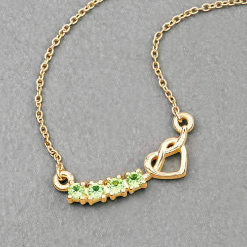 0.28 Carat Genuine Peridot .925 Sterling Silver Necklace - Image 7
