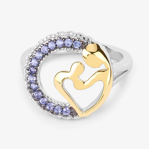 0.28 Carat Genuine Tanzanite .925 Sterling Silver Ring - Image 12
