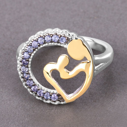0.28 Carat Genuine Tanzanite .925 Sterling Silver Ring - Image 8