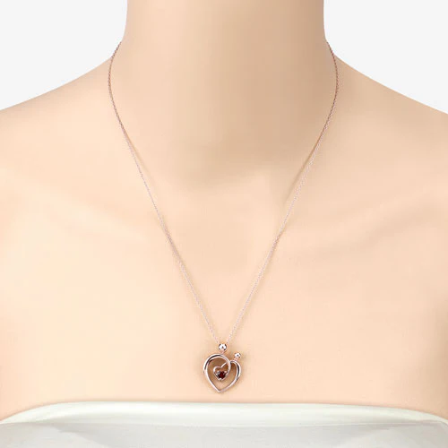 0.32 Carat Genuine Garnet .925 Sterling Silver Pendant - Image 12