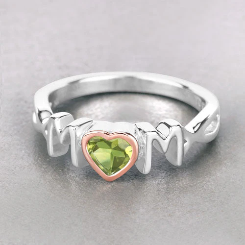 0.44 Carat Genuine Peridot .925 Sterling Silver Ring - Image 8