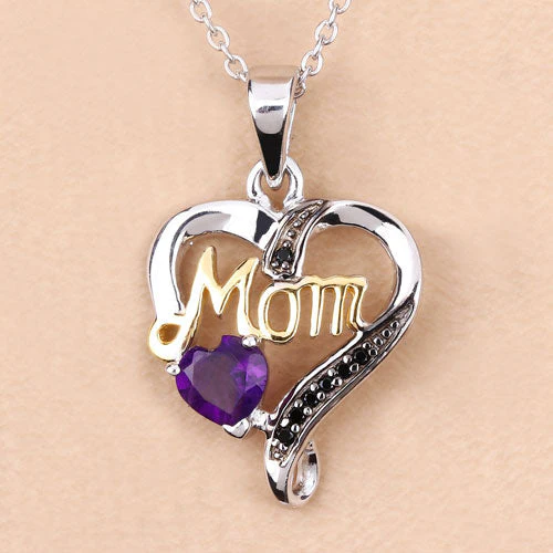 0.48 Carat Genuine Amethyst and Black Spinel .925 Sterling Silver Pendant - Image 11