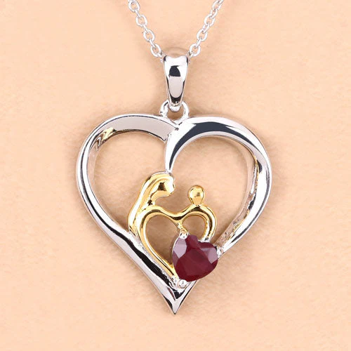 0.50 Carat Genuine Ruby .925 Sterling Silver Pendant - Image 11