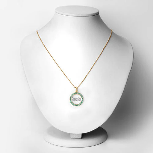 0.54 Carat Genuine Emerald .925 Sterling Silver Pendant - Image 6