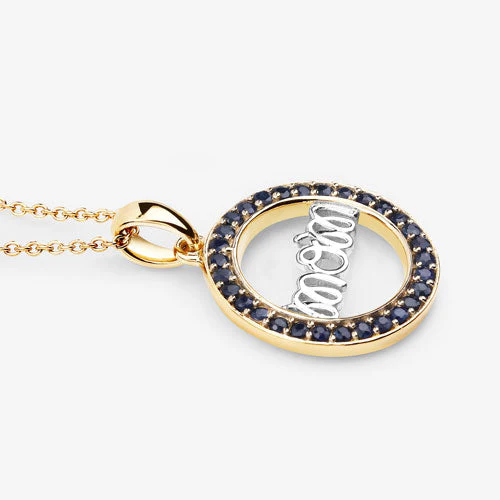 0.64 Carat Genuine Blue Sapphire .925 Sterling Silver Pendant - Image 10