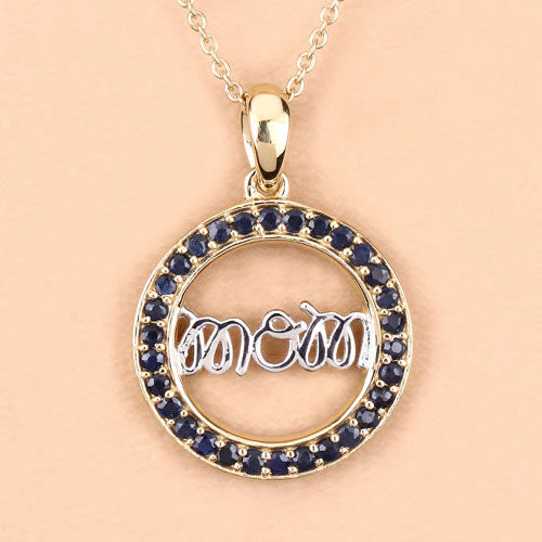 0.64 Carat Genuine Blue Sapphire .925 Sterling Silver Pendant - Image 11