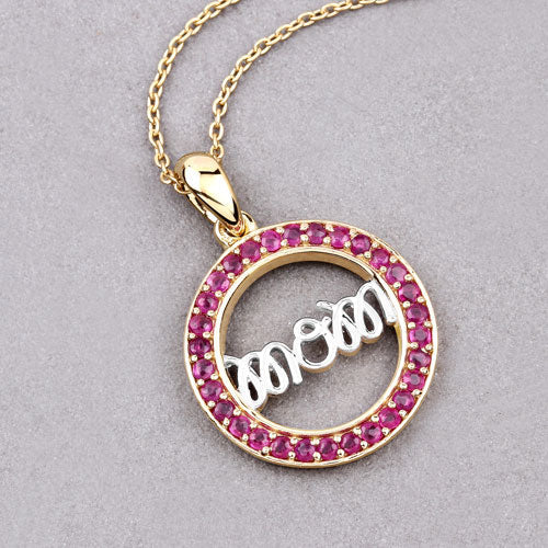 0.64 Carat Genuine Ruby .925 Sterling Silver Pendant - Image 8