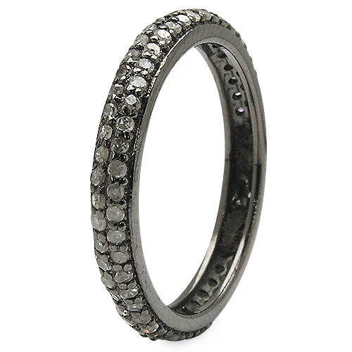 0.67 Carat Genuine TLB Diamond .925 Sterling Silver Ring - Image 6