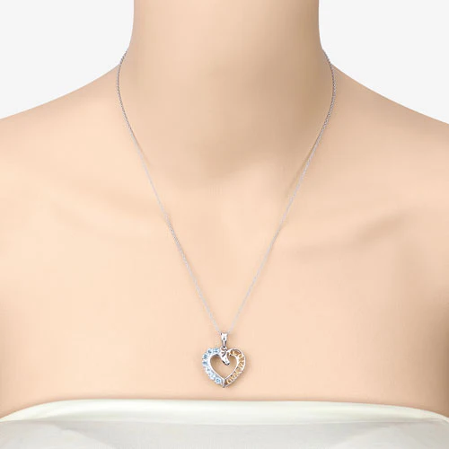 0.84 Carat Genuine Swiss Blue Topaz .925 Sterling Silver Pendant - Image 12