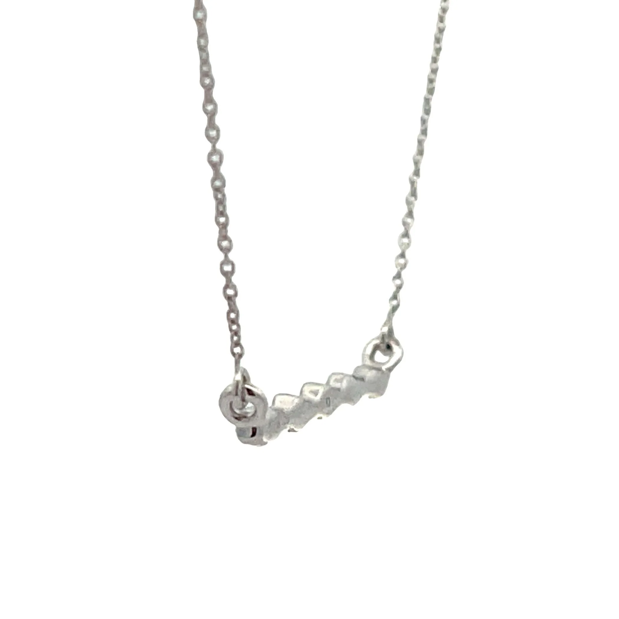.05ct Diamond Fashion Pendants 14KT White Gold - Image 2