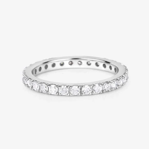 1.00 Carat Lab Grown Diamond 14K White Gold Ring - Image 4