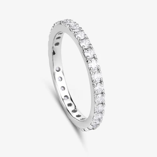 1.00 Carat Lab Grown Diamond 14K White Gold Ring - Image 5