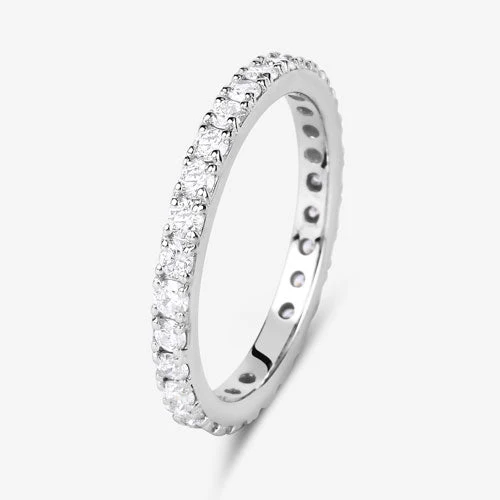 1.00 Carat Lab Grown Diamond 14K White Gold Ring - Image 6
