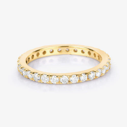 1.00 Carat Lab Grown Diamond 14K Yellow Gold Ring - Image 4