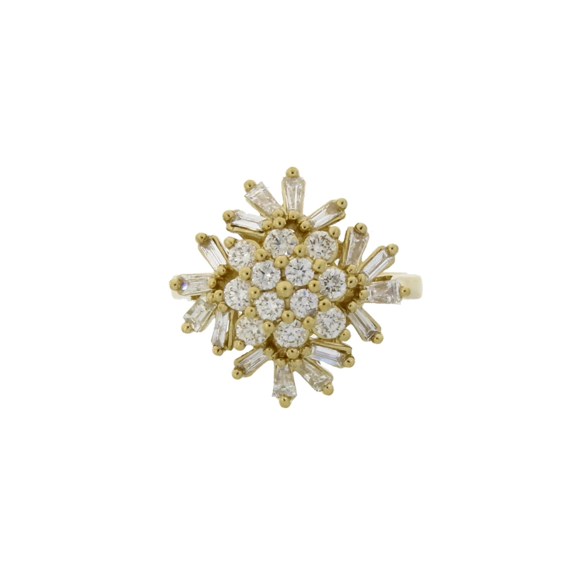 1.00ct Diamond Ring 10KT Yellow Gold - Image 4