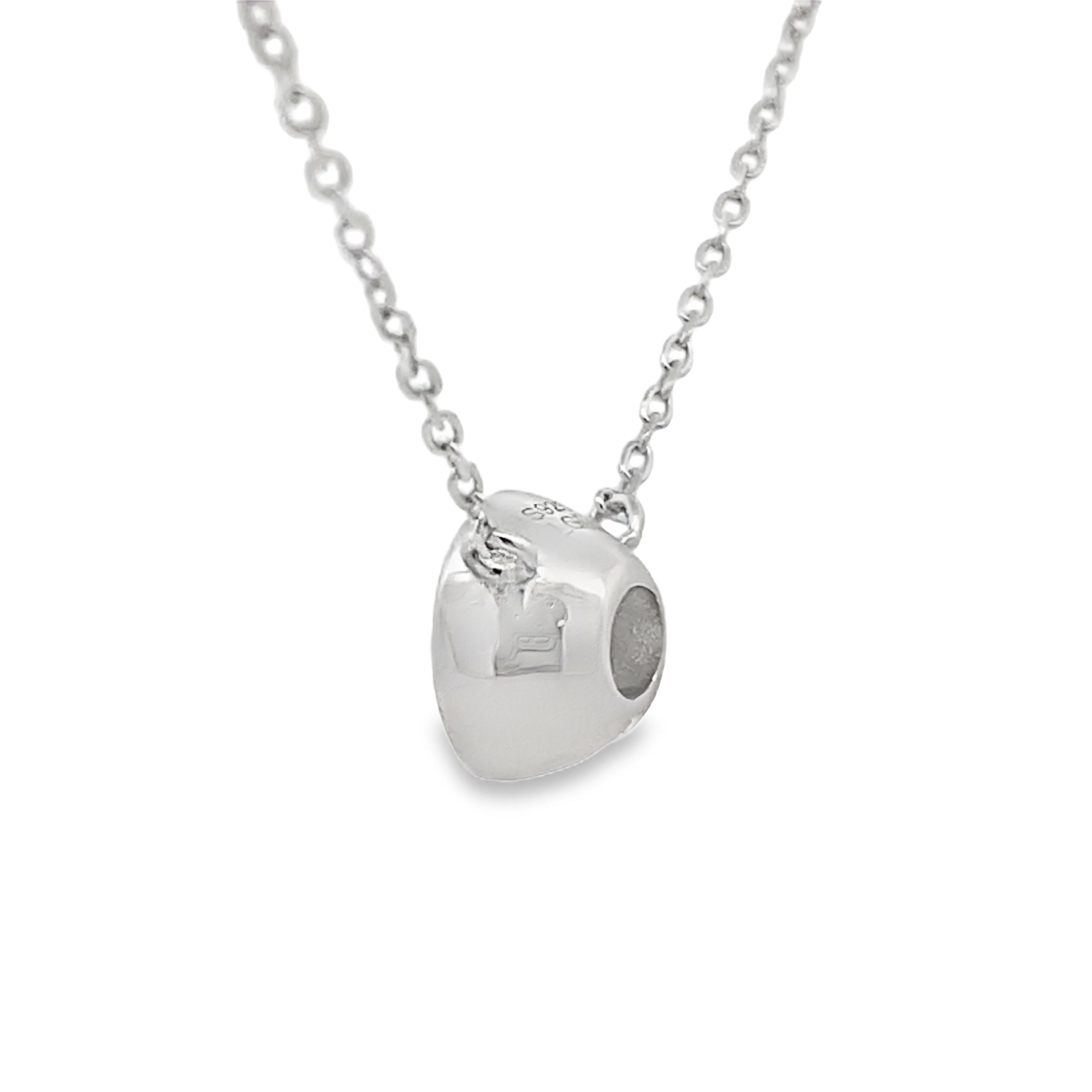 1.00ct Lab Grown Diamond Pendant Sterling Silver - Image 2