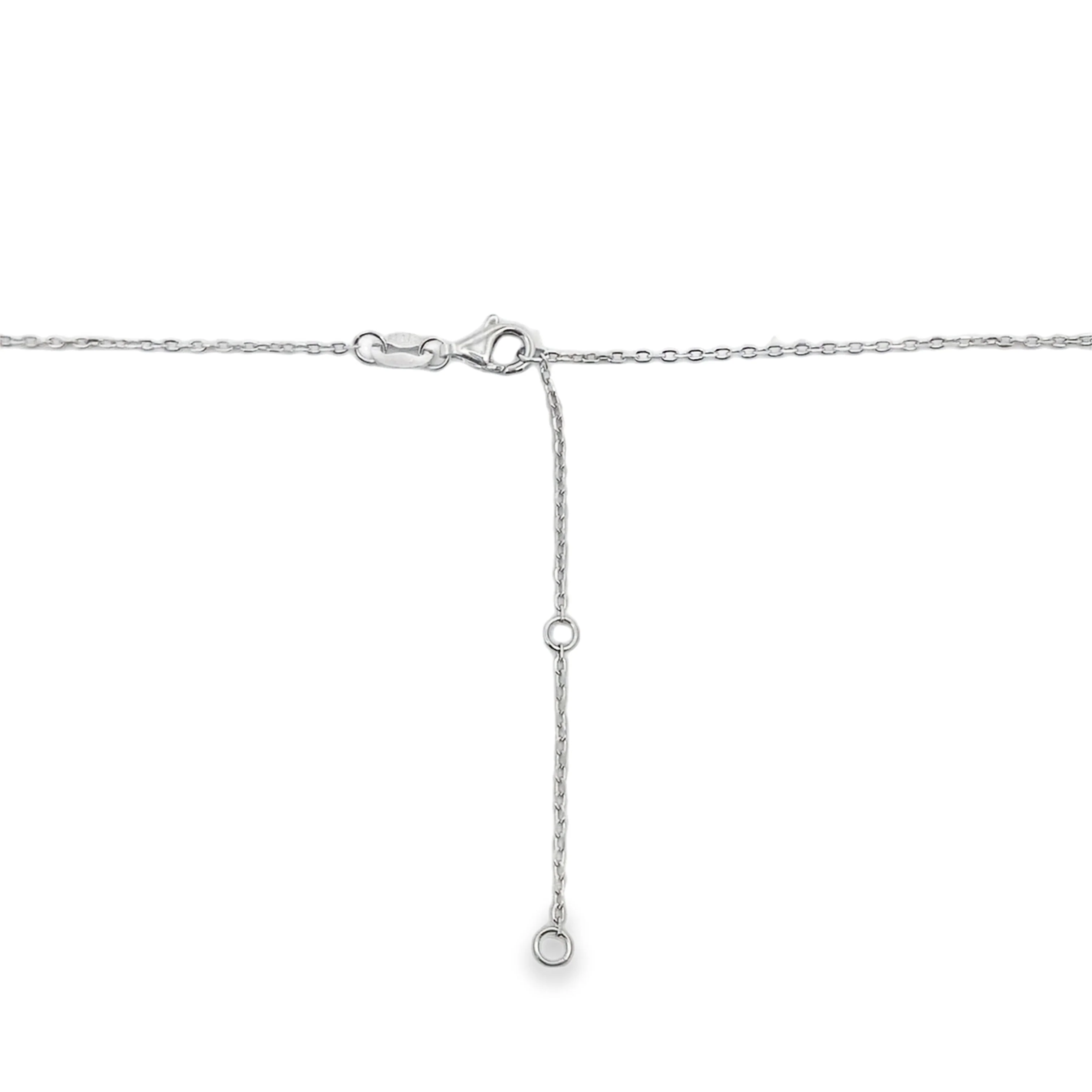 1.00ct Lab Grown Diamond Pendant Sterling Silver - Image 3