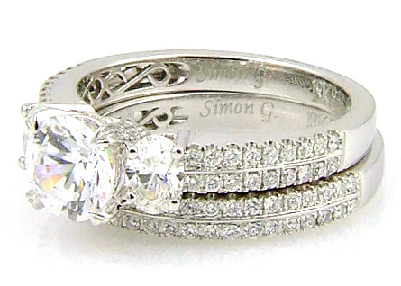 1.05ct Engagement Ring Set 18KT White Gold - Image 6