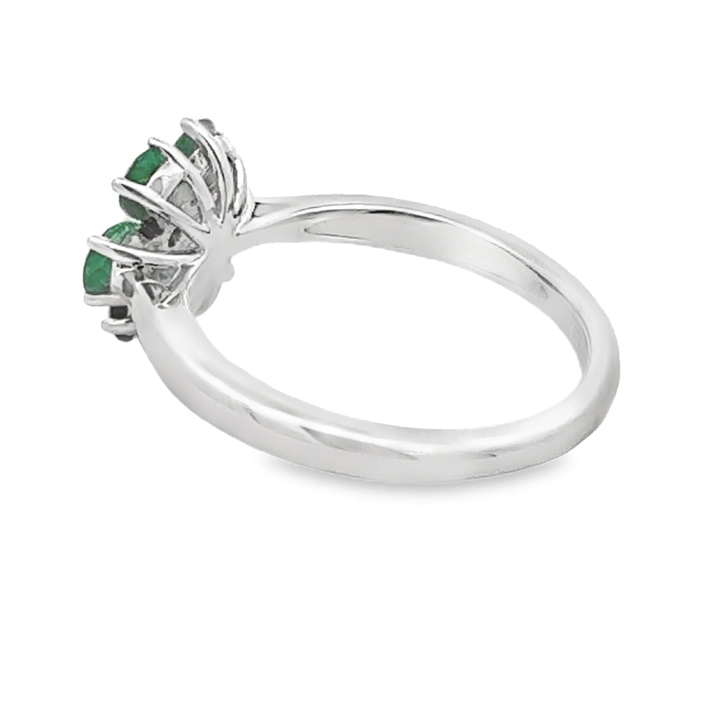 1.14ct Emerald Zircon Ring Sterling Silver - Image 5