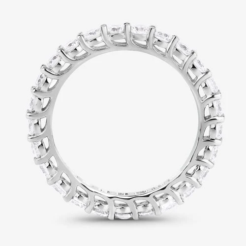 1.50 Carat Lab Grown Diamond 14K White Gold Ring - Image 3