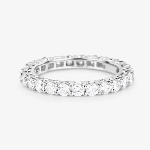 1.50 Carat Lab Grown Diamond 14K White Gold Ring - Image 4