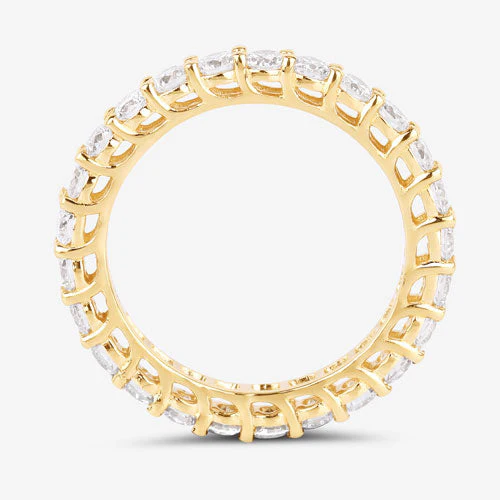 1.50 Carat Lab Grown Diamond 14K Yellow Gold Ring - Image 3