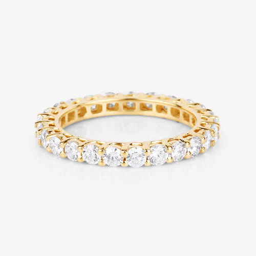 1.50 Carat Lab Grown Diamond 14K Yellow Gold Ring - Image 4