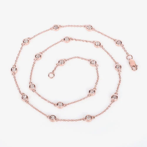 1.62 Carat Genuine Morganite .925 Sterling Silver Necklace - Image 11