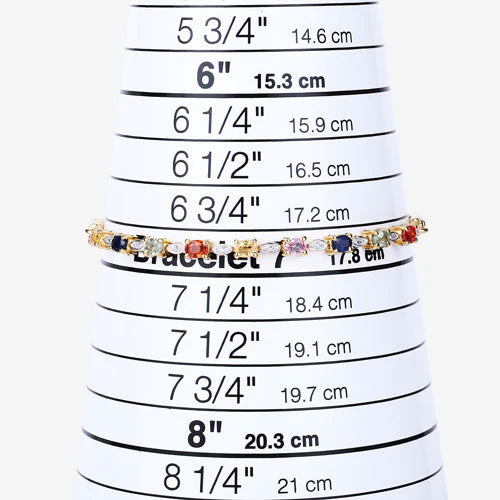 1.83 Carat Genuine Multi Sapphire .925 Sterling Silver Bracelet - Image 13