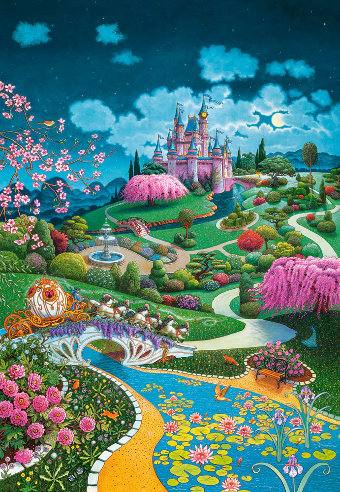 1000 Piece Jigsaw Puzzle, Cinderella's Castle, Fairytale scenery, Adult Puzzle, Castorland C-105243-2 - Image 2