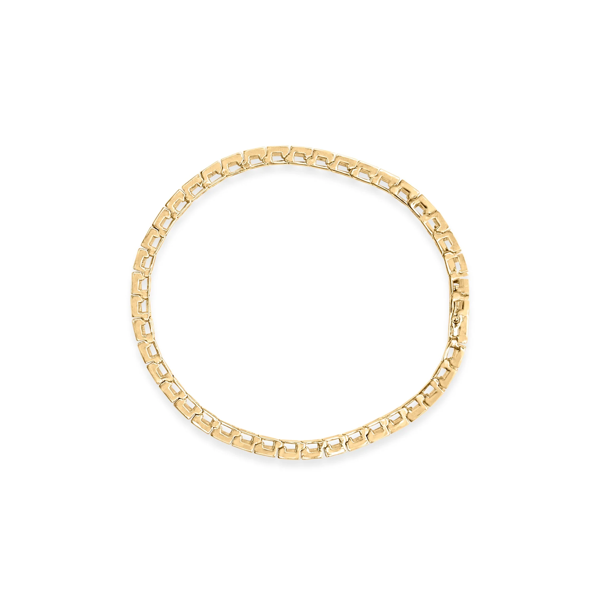 10K Yellow Gold 4.00 Cttw Channel Set Round Diamond Tennis 7" Bracelet (J-K Color, I1-I2 Clarity) - Image 3