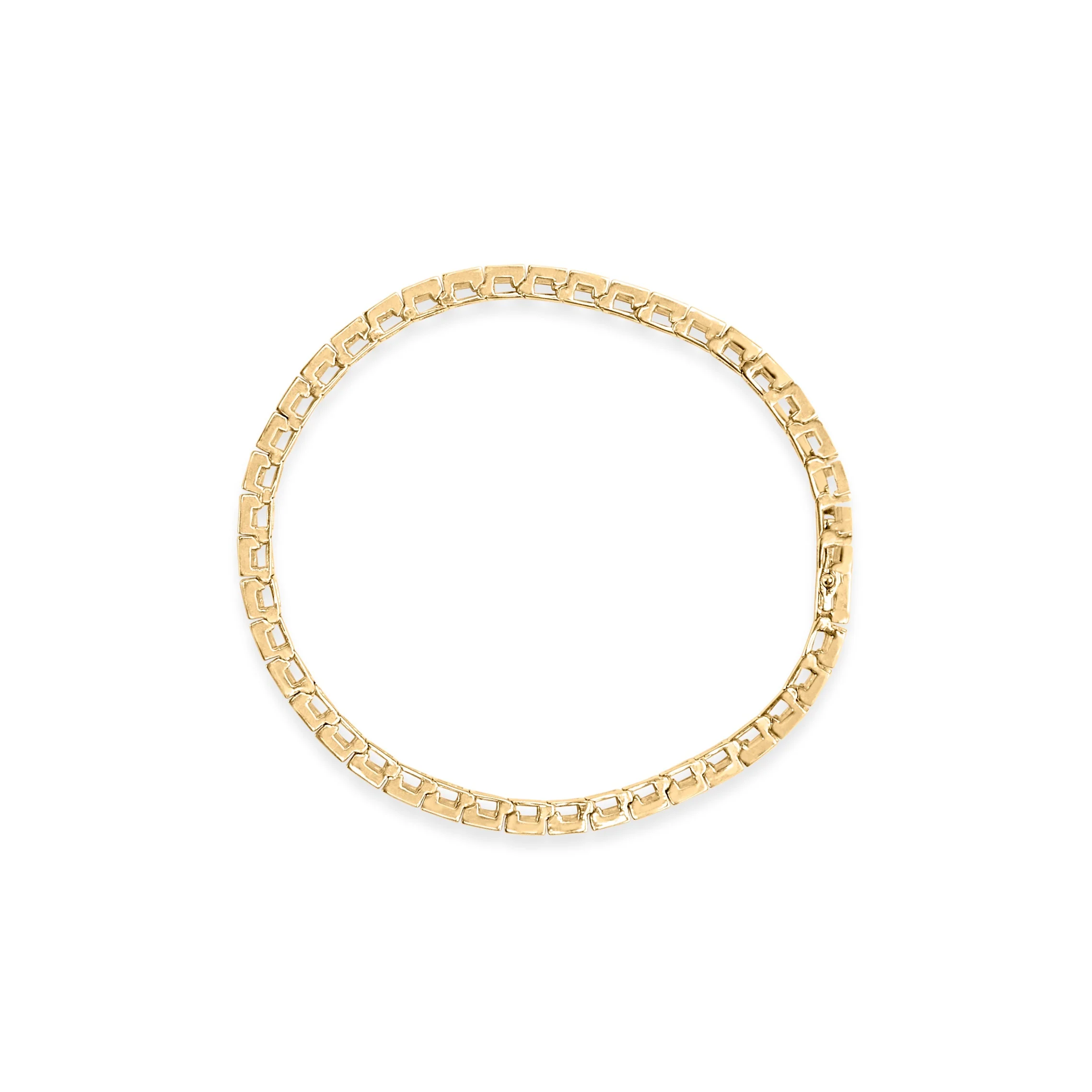 10K Yellow Gold 4.00 Cttw Channel Set Round Diamond Tennis 7" Bracelet (J-K Color, I1-I2 Clarity) - Image 7