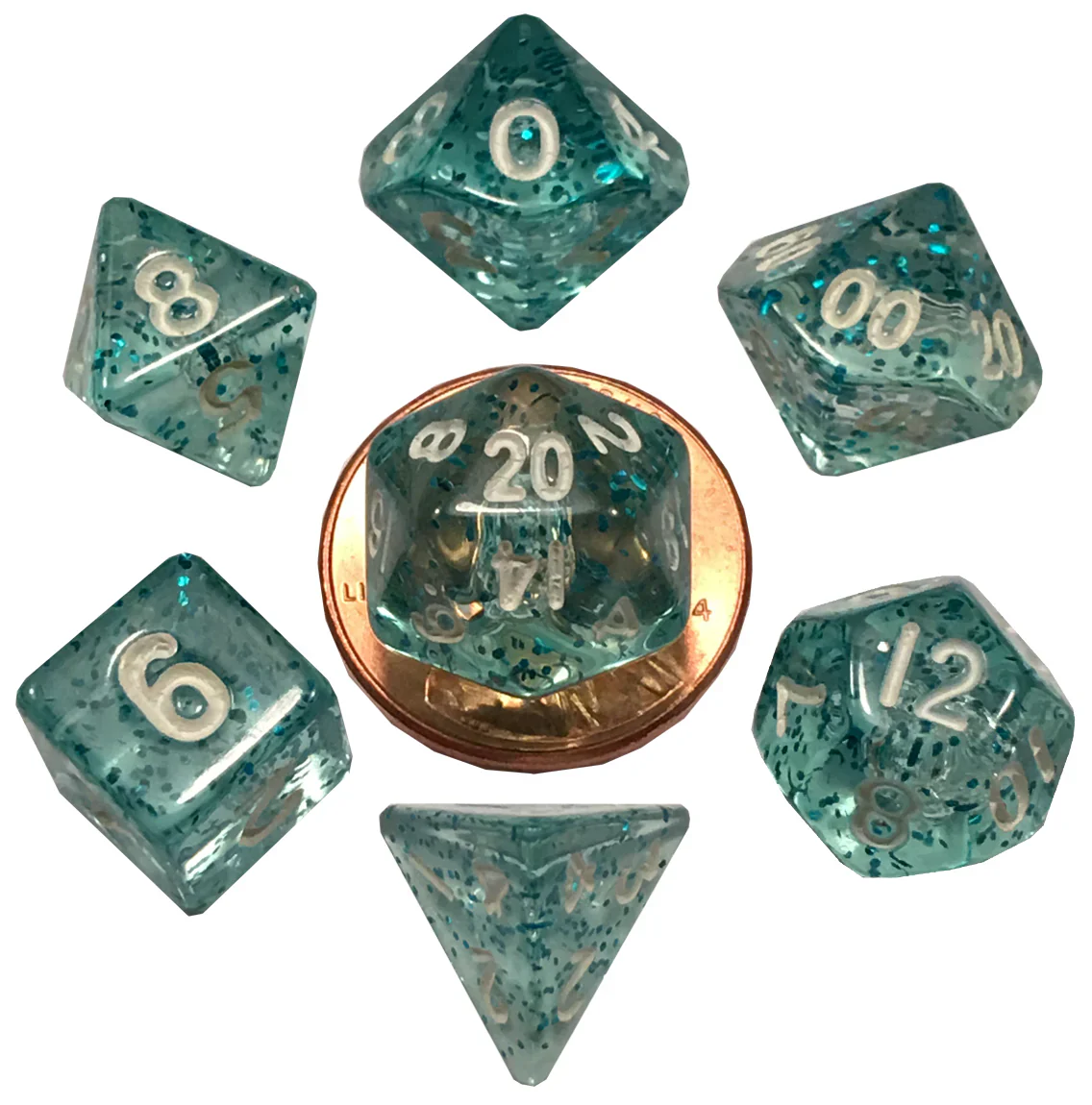 10mm Mini Polyhedral Dice Set - Image 7