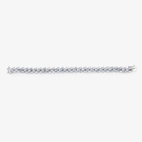 14.11 Carat Genuine Aquamarine .925 Sterling Silver Bracelet - Image 10