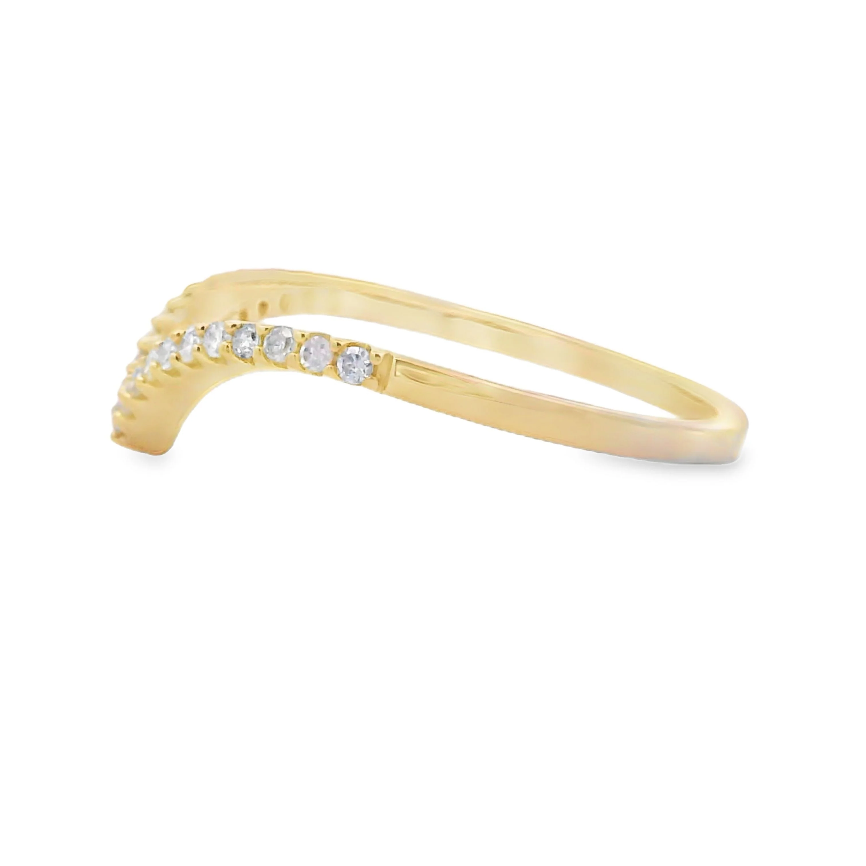 .14ct Diamond Fashion band rings 14KT Yellow Gold - Image 2