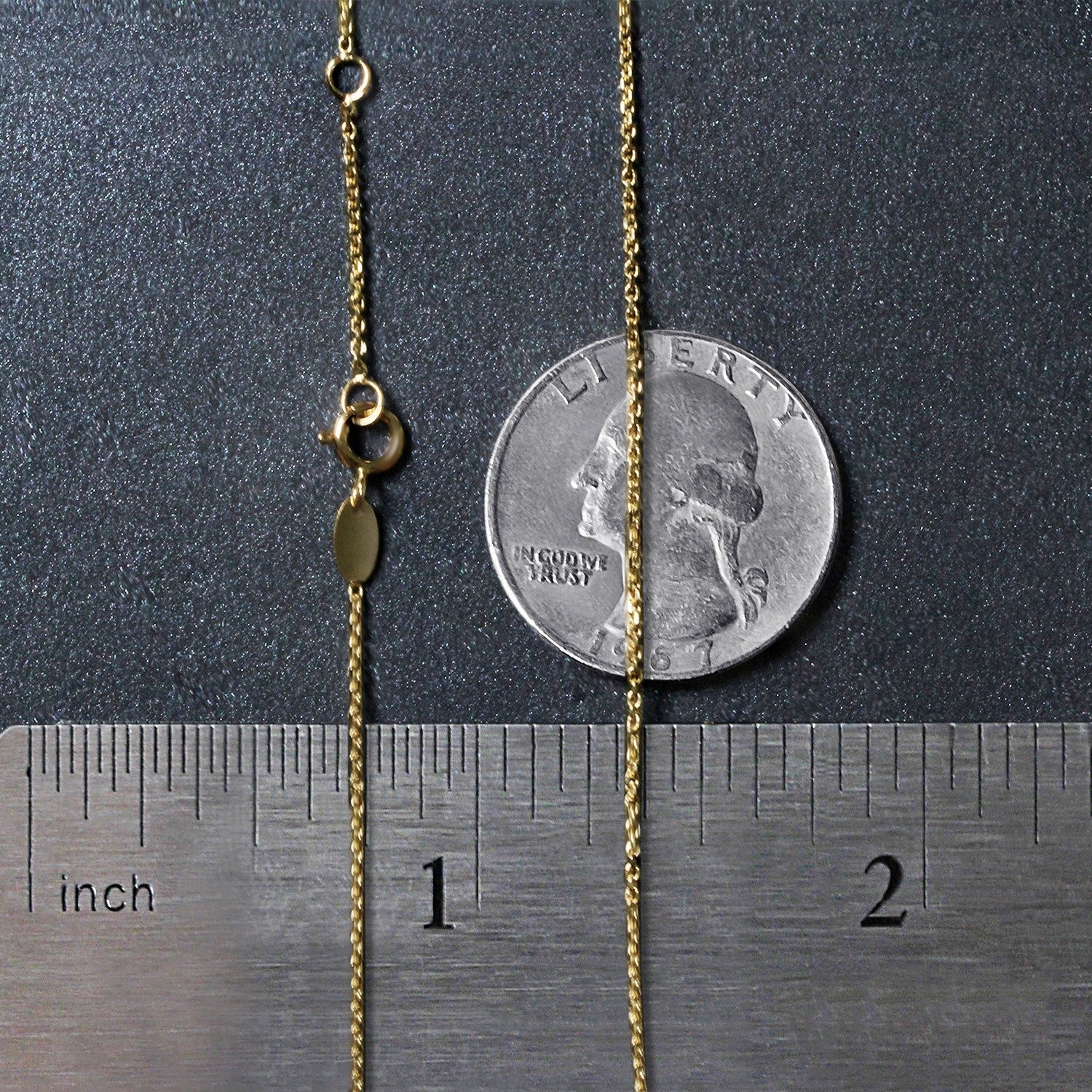 14k Tri-Color Gold Rosary Chain Necklace - Image 13