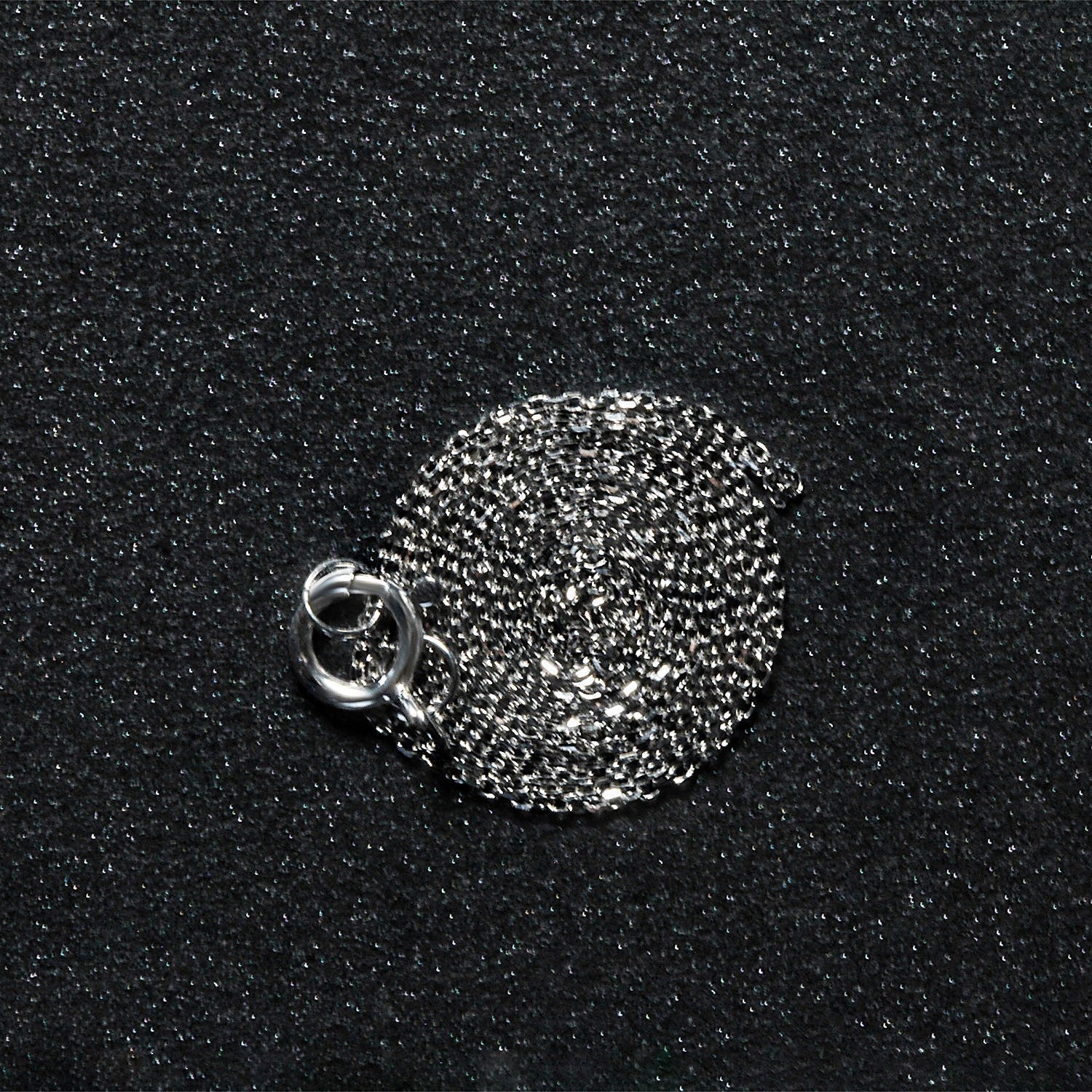 14k White Gold Diamond Cut Cable Link Chain 0.7mm - Image 13