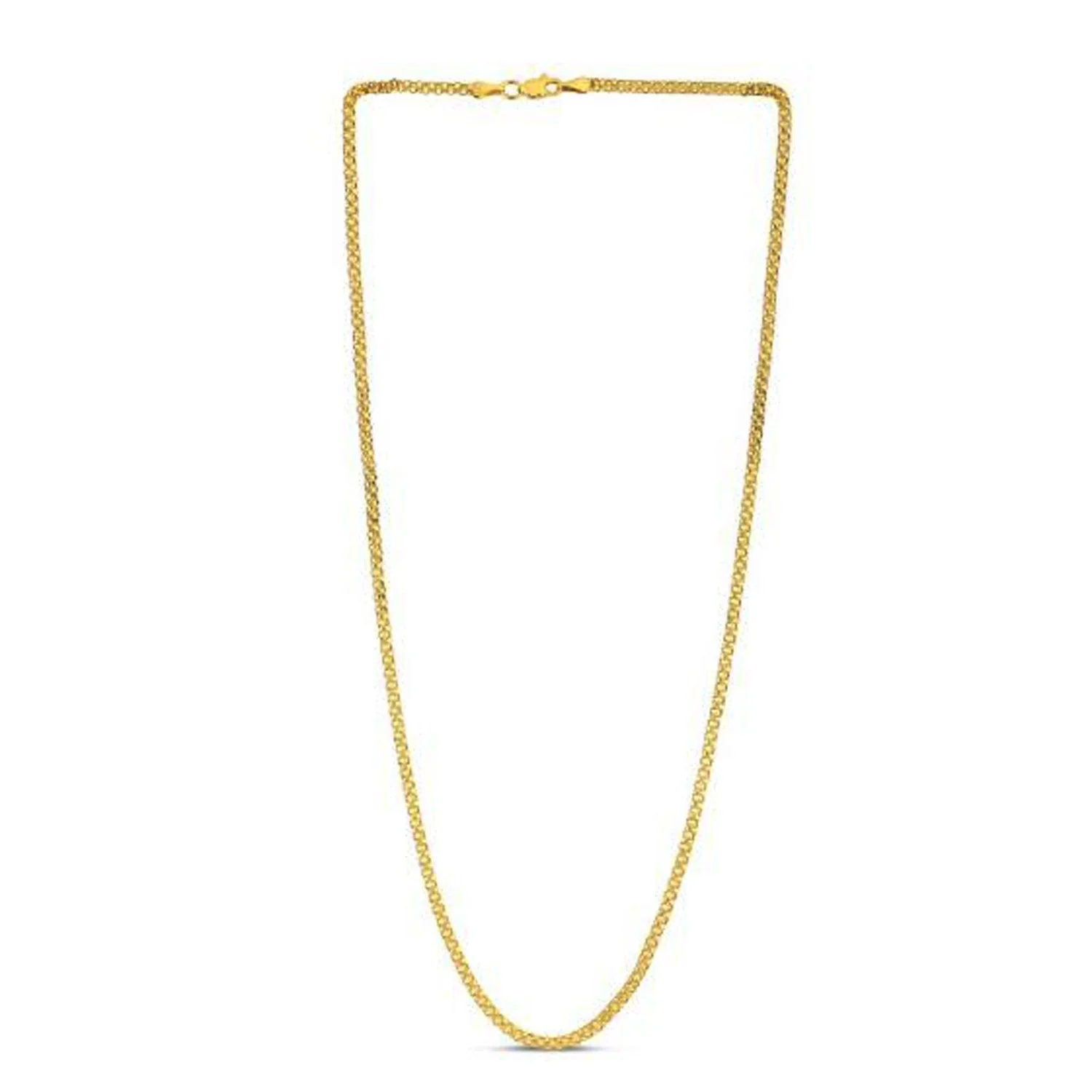 14k Yellow Gold Bismark Chain (2.50 mm) - Image 8