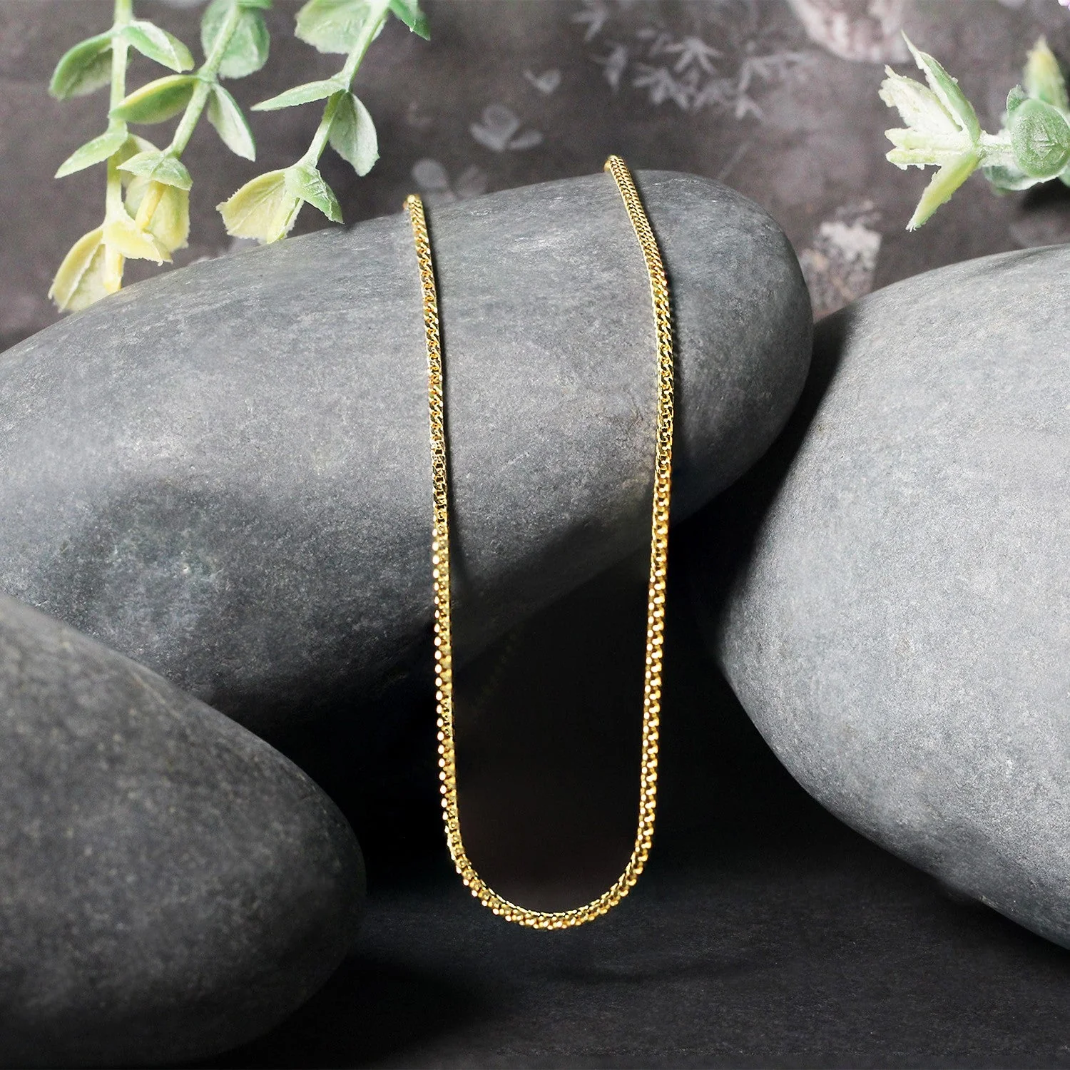 14k Yellow Gold Franco Chain 1.2mm - Image 11