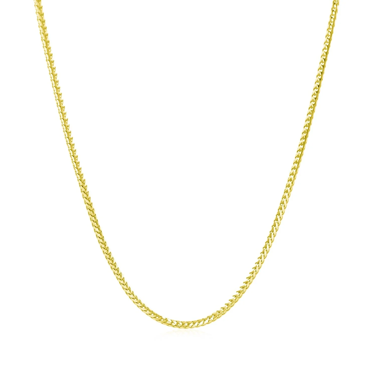 14k Yellow Gold Franco Chain 1.2mm - Image 8