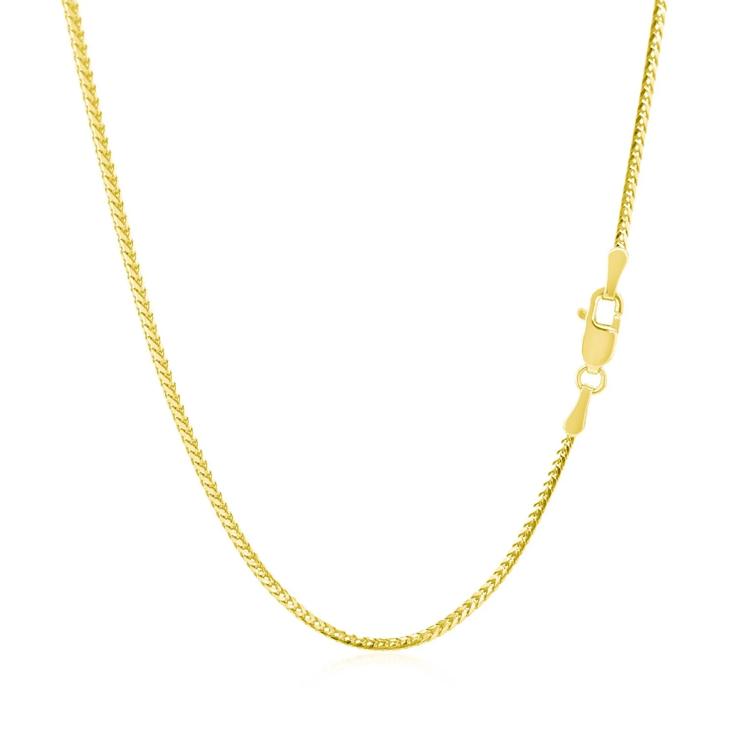 14k Yellow Gold Franco Chain 1.2mm - Image 9
