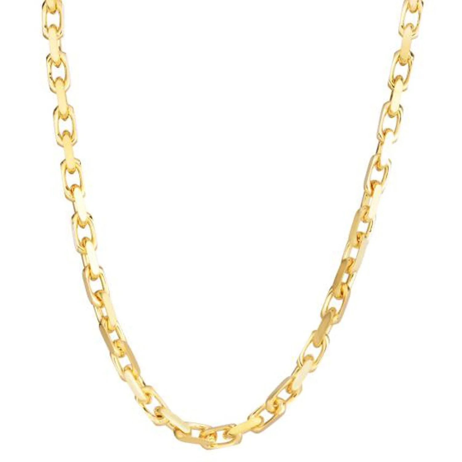 14k Yellow Gold French Cable Link Chain (4.80 mm) - Image 5