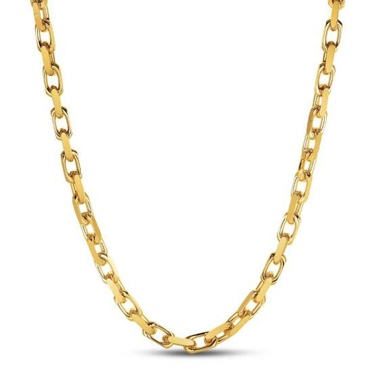 14k Yellow Gold French Cable Link Chain (6.10 mm) - Image 6
