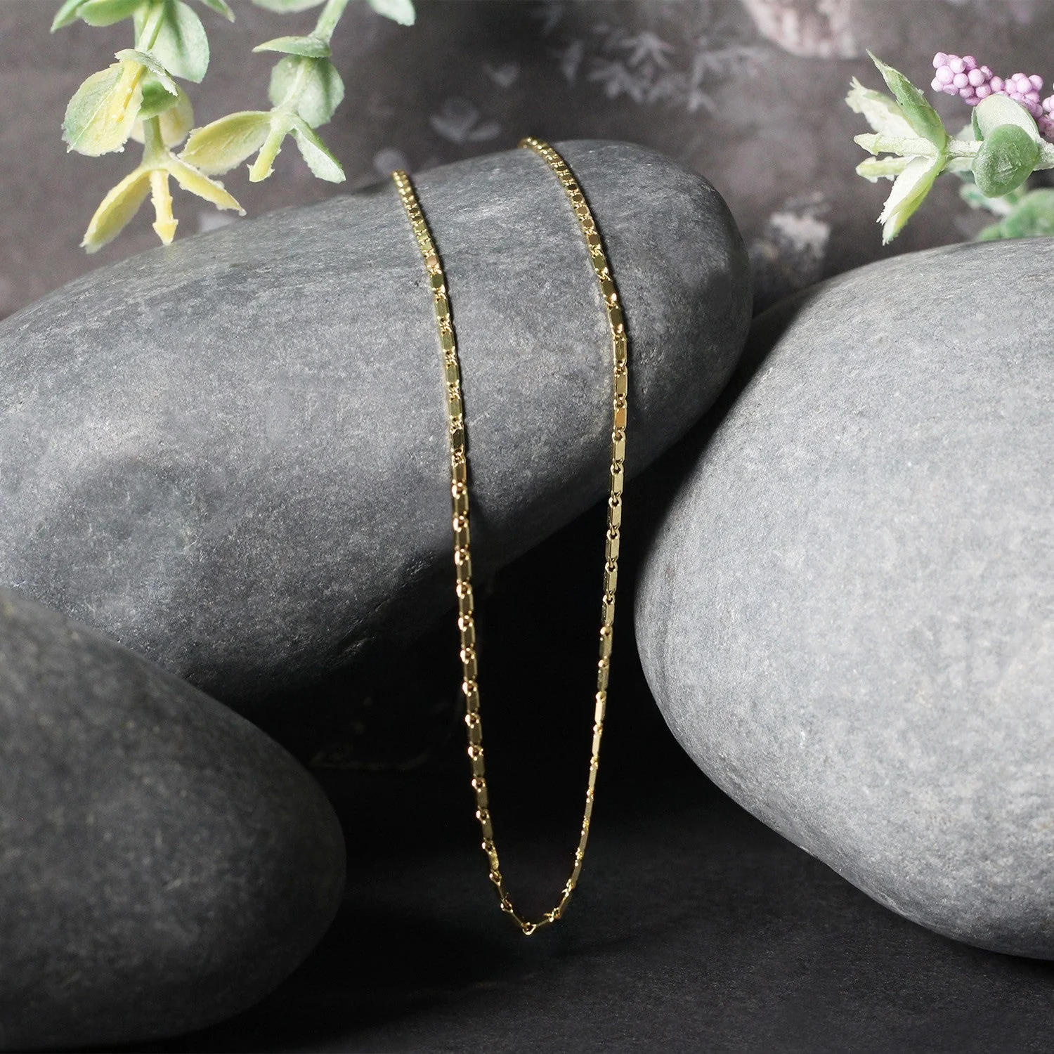 14k Yellow Gold Lumina Pendant Chain 1.0mm - Image 11