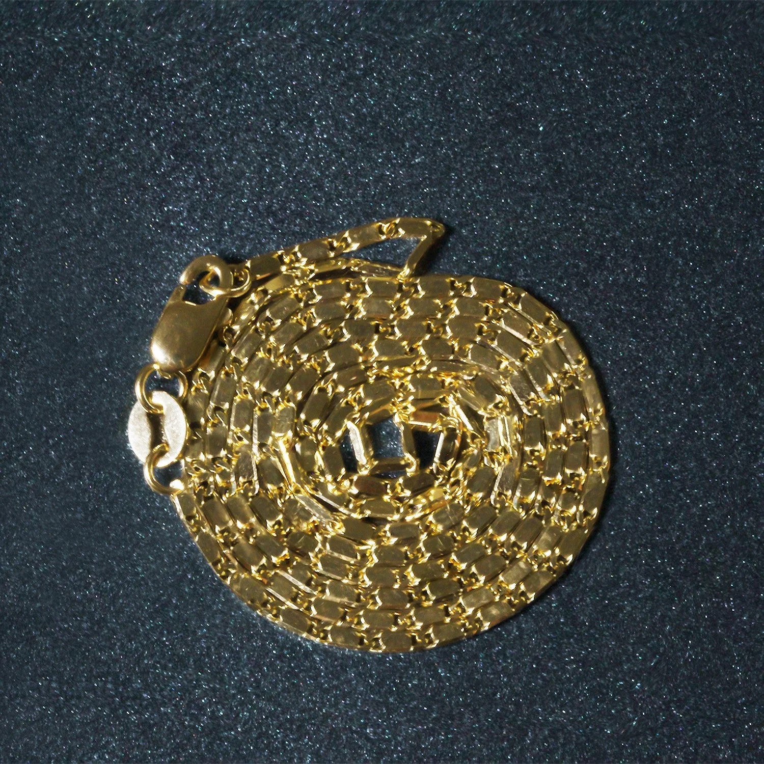 14k Yellow Gold Lumina Pendant Chain 1.0mm - Image 6
